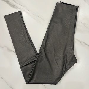 Commando Perfect Control Faux Leather Legging in Gunmetal w/ Tags